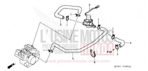 VALVE COMMANDE INJECTION D'AIR VFR800A3 de 2003
